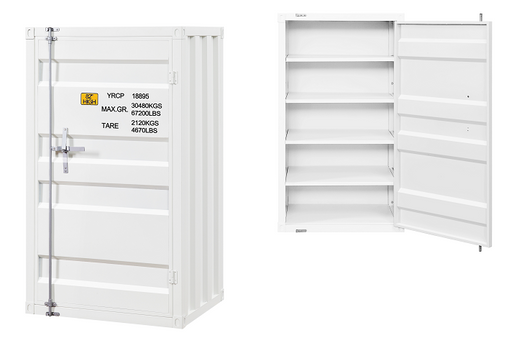 Cargo White Chest (Single Door) - FAMSA Furniture (TX)