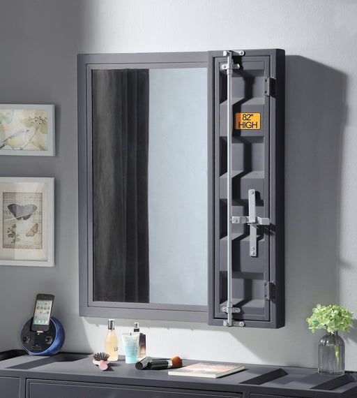 Cargo Gunmetal Vanity Mirror - FAMSA Furniture (TX)
