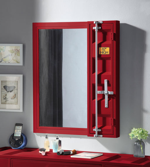 Cargo Red Vanity Mirror - FAMSA Furniture (TX)