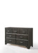 Carine II Gray Dresser - FAMSA Furniture (TX)