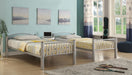 Cayelynn Silver Bunk Bed (Twin/Twin) - FAMSA Furniture (TX)