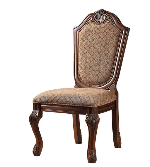 Chateau De Ville Fabric & Cherry Side Chair - FAMSA Furniture (TX)