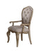 Chelmsford Beige Fabric & Antique Taupe Arm Chair - FAMSA Furniture (TX)