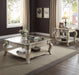 Chelmsford Antique Taupe & Clear Glass Coffee Table - FAMSA Furniture (TX)