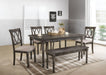 Claudia II Weathered Gray Dining Table - FAMSA Furniture (TX)