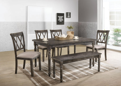 Claudia II Weathered Gray Dining Table - FAMSA Furniture (TX)