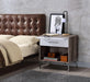 Cistus Weathered Gray Oak & White Accent Table - FAMSA Furniture (TX)