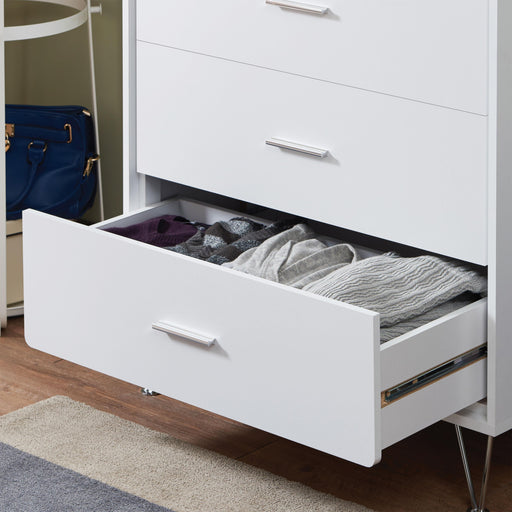 Deoss White Chest - FAMSA Furniture (TX)