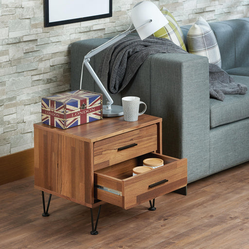 Deoss Walnut Accent Table - FAMSA Furniture (TX)