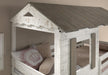 Darlene Rustic White Twin/Twin Bunk Bed - FAMSA Furniture (TX)