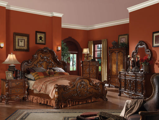 Dresden Cherry Oak Queen Bed - FAMSA Furniture (TX)