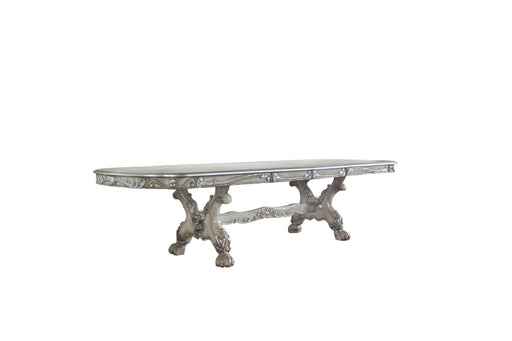 Dresden Vintage Bone White Dining Table (108"L) - FAMSA Furniture (TX)