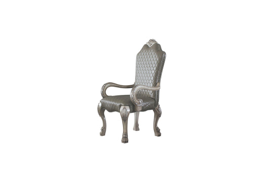 Dresden Vintage Bone White & PU Arm Chair - FAMSA Furniture (TX)