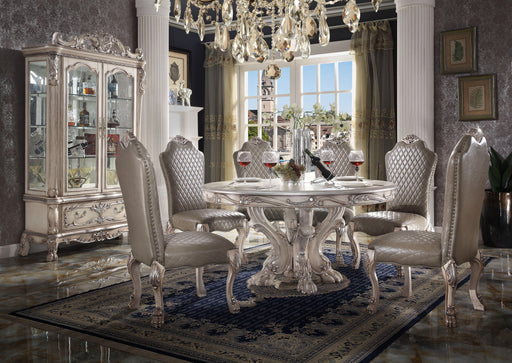 Dresden Vintage Bone White Dining Table (Round) - FAMSA Furniture (TX)