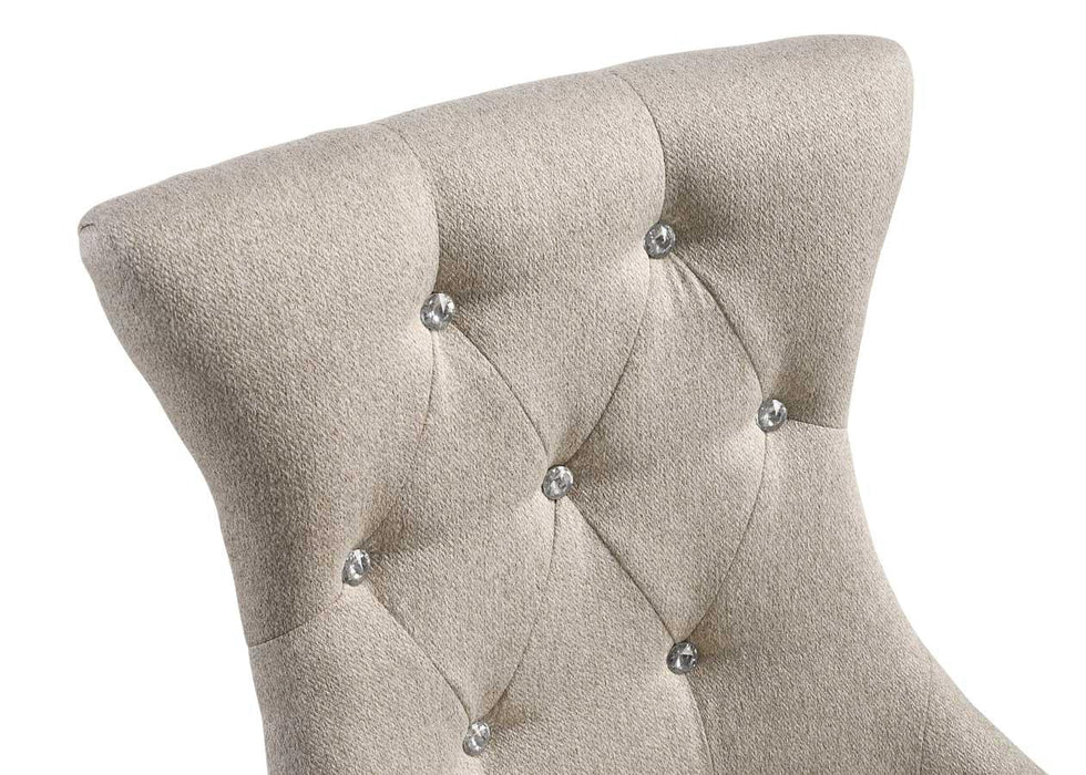 Gabrian Fabric & Reclaimed Gray Dining Chair - FAMSA Furniture (TX)