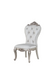 Gorsedd Cream Fabric & Antique White Side Chair - FAMSA Furniture (TX)