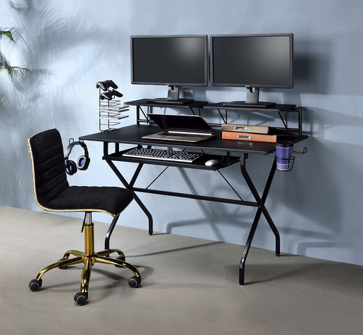 Hartman Black Computer Desk - FAMSA Furniture (TX)