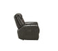 Imogen Gray Leather-Aire Recliner (Power Motion) - FAMSA Furniture (TX)