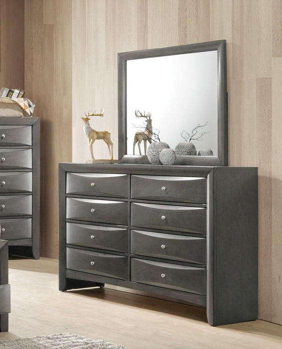Ireland Gray Oak Mirror - FAMSA Furniture (TX)
