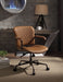 Josi Coffee Top Grain Leather Office Chair - FAMSA Furniture (TX)
