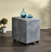 Jurgen Faux Concrete & Silver File Cabinet - FAMSA Furniture (TX)