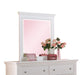 Lacey White Mirror - FAMSA Furniture (TX)