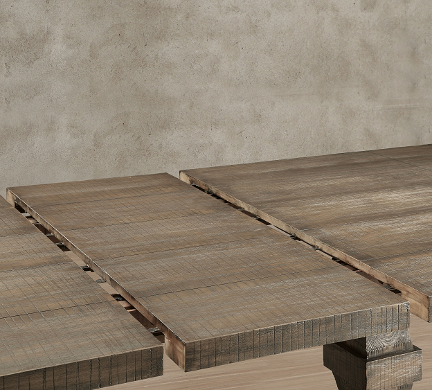 Landon Salvage Brown Dining Table - FAMSA Furniture (TX)