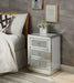 Lavina Mirrored & Faux Diamonds Accent Table - FAMSA Furniture (TX)