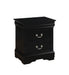 Louis Philippe Black Nightstand - FAMSA Furniture (TX)