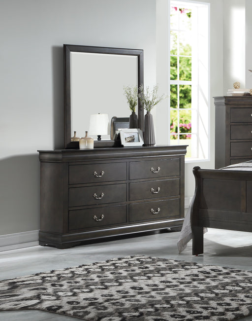 Louis Philippe Dark Gray Dresser - FAMSA Furniture (TX)