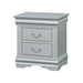 Louis Philippe Platinum Nightstand - FAMSA Furniture (TX)