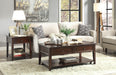 Malachi Walnut Coffee Table - FAMSA Furniture (TX)