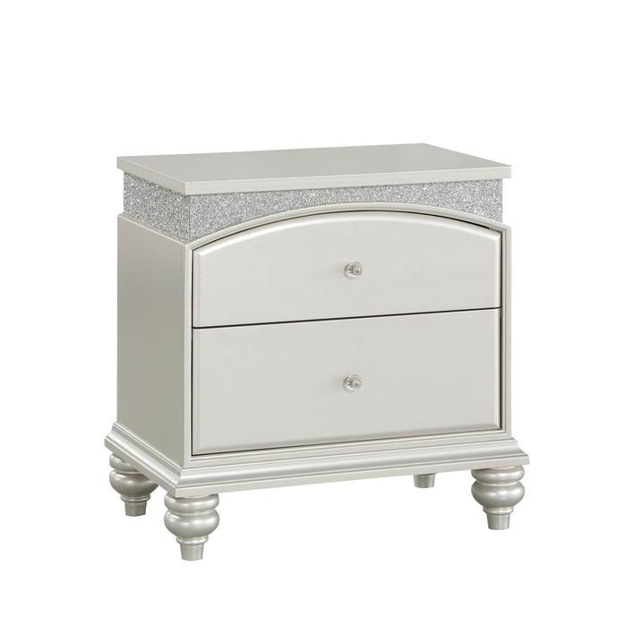 Maverick Platinum Nightstand - FAMSA Furniture (TX)
