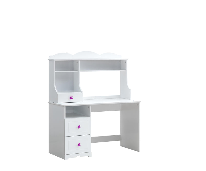 Meyer White Hutch - FAMSA Furniture (TX)