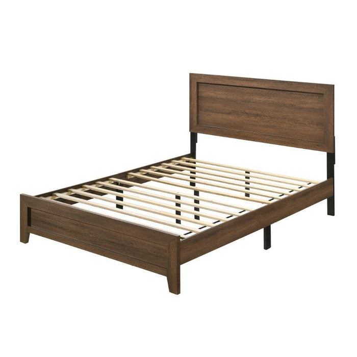 Miquell - Queen Bed - Brown, Light - 84" - FAMSA Furniture (TX)