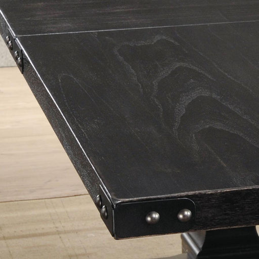 Morland Vintage Black Dining Table - FAMSA Furniture (TX)