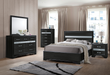 Naima Black Twin Bed - FAMSA Furniture (TX)