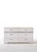 Naima II White High Gloss Dresser - FAMSA Furniture (TX)