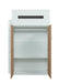 Nerice White & Oak Loft Bed - FAMSA Furniture (TX)