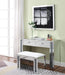 Noralie Mirrored & Faux Diamonds Vanity Desk - FAMSA Furniture (TX)