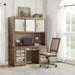 Orianne Antique Gold Computer Desk & Hutch - FAMSA Furniture (TX)