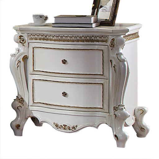 Picardy Antique Pearl Nightstand - FAMSA Furniture (TX)