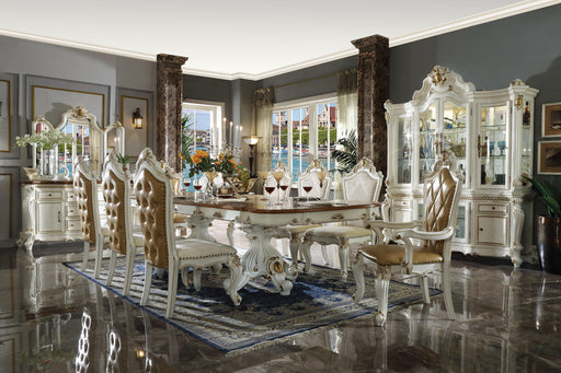 Picardy Antique Pearl & Cherry Oak Dining Table - FAMSA Furniture (TX)
