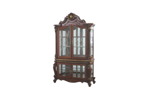 Picardy Cherry Oak Curio Cabinet - FAMSA Furniture (TX)