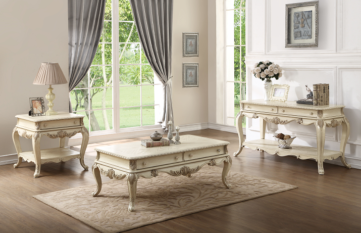 Ragenardus Antique White Coffee Table - FAMSA Furniture (TX)