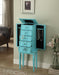 Tammy Light Blue Jewelry Armoire - FAMSA Furniture (TX)