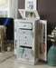 Talor White Jewelry Armoire - FAMSA Furniture (TX)