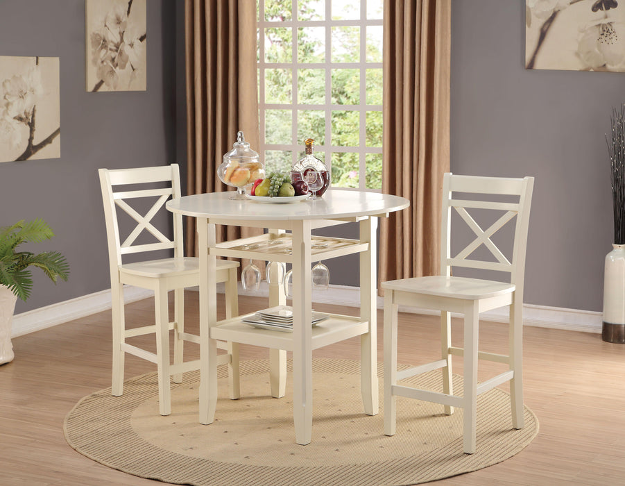 Tartys Cream Counter Height Table - FAMSA Furniture (TX)