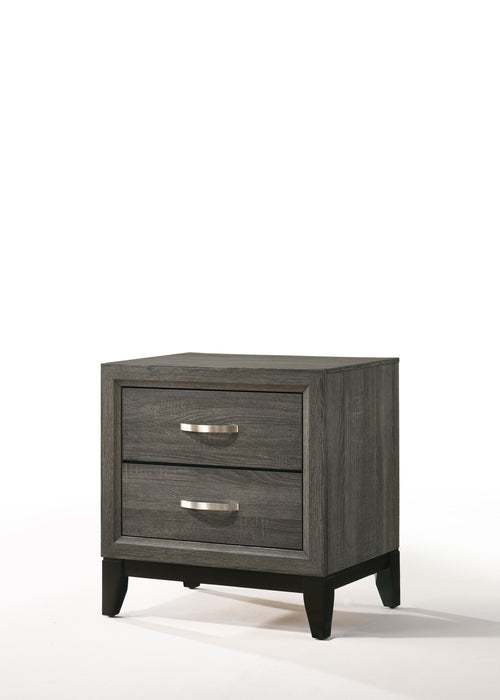 Valdemar Weathered Gray Nightstand - FAMSA Furniture (TX)