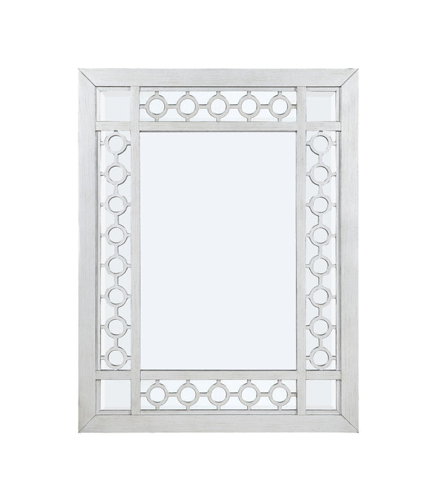 Varian Mirrored & Antique Platinum Mirror - FAMSA Furniture (TX)
